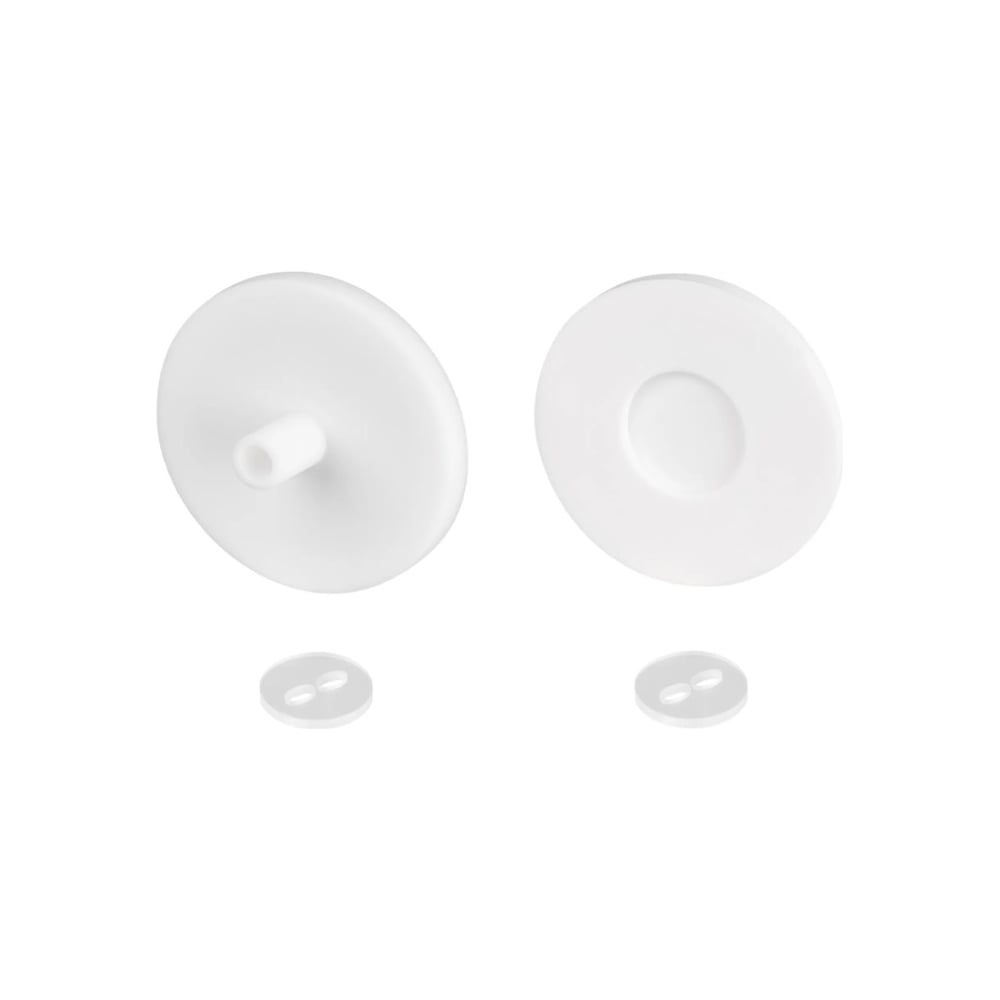 Изображение товара Заглушка Arlight ARL-MOONLIGHT-ROUND-40-CAP-TOP-S-SET-WH для гибкого неона