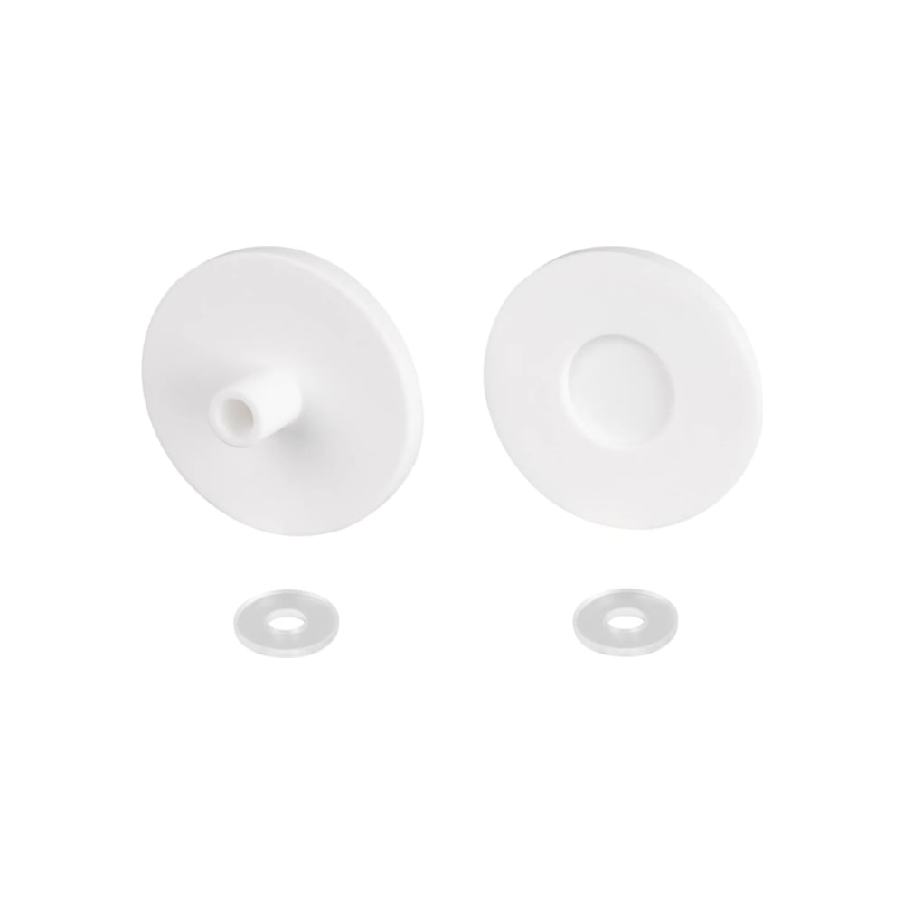 Изображение товара Заглушка Arlight ARL-MOONLIGHT-ROUND-40-CAP-TOP-L-SET-WH для гибкого неона