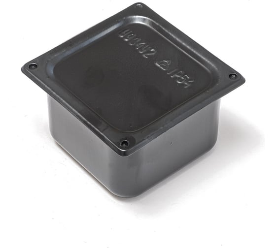 Изображение товара Коробка протяжная металлическая Промрукав У-994 IP54 грунтованная с уплотнителем 110x110x80 мм 1 шт PR08.9805