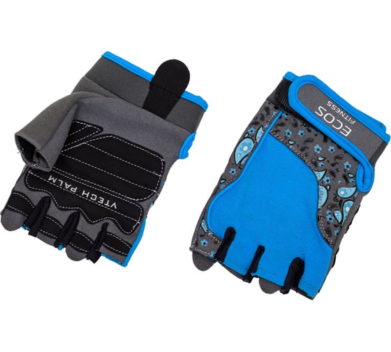 Изображение товара Перчатки для фитнеса Ecos женские, голубые, р. XL SB-16-1735 005322