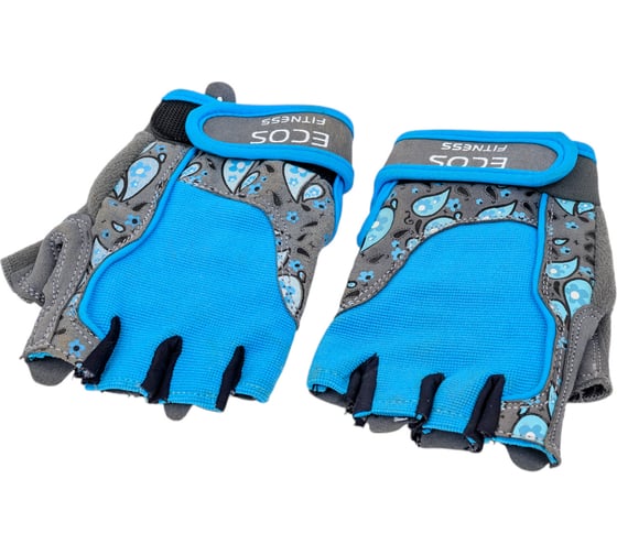 Изображение товара Перчатки для фитнеса Ecos женские, голубые, р. M SB-16-1735 005320