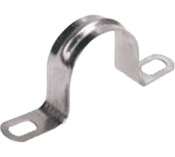 Изображение товара Скоба металлическая двухлапковая U-plast d=19-20 мм, для монтажного пистолета, 100 шт. 340-019-МП