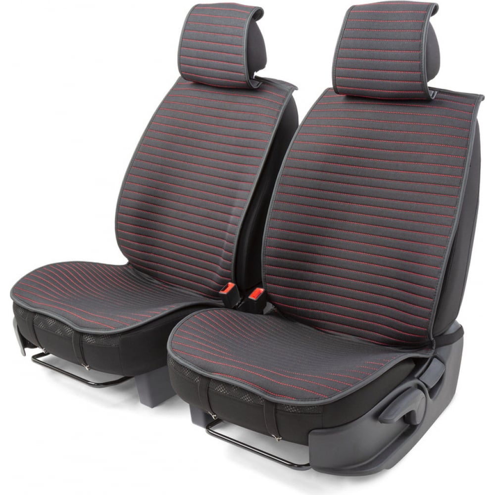 Накидки на передние сиденья CarPerformance чехлы для сидений универсальные rs 4 на передние сиденья велюр серый