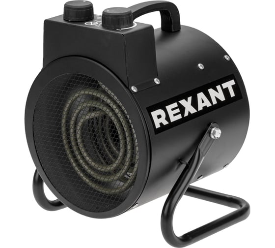 Изображение товара Пушка тепловая электрическая REXANT круглая, регулировка угла наклона, ТЭН, 2 кВт 60-0038