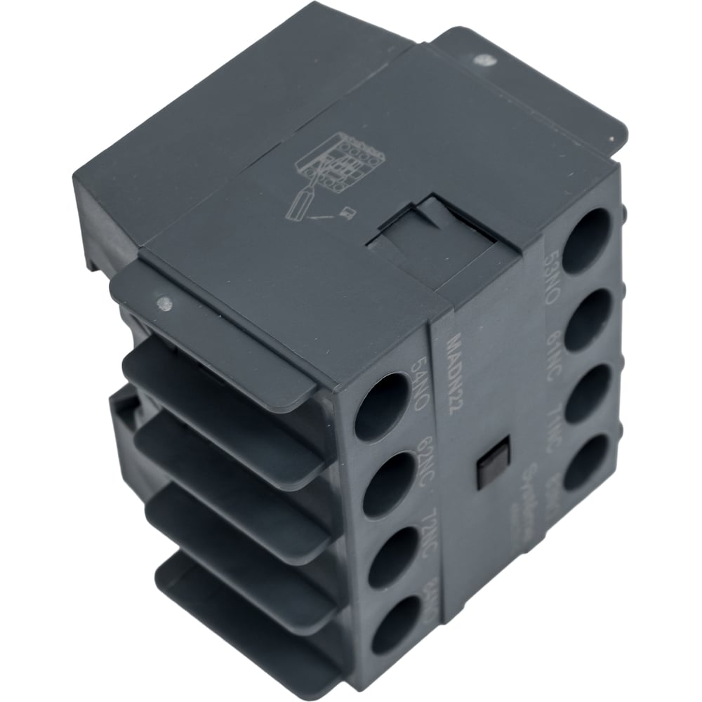 Изображение товара Блок дополнительных контактов Systeme Electric SystemePact MC1D, 2НО+2НЗ, фронт. монтаж MADN22