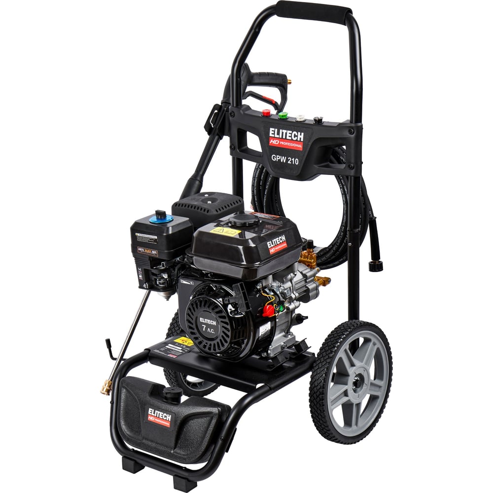 Изображение товара Мойка высокого давления Elitech GPW 210 HD профессиональная с бензиновым двигателем Изображение товара Мойка высокого давления Elitech GPW 210 HD профессиональная с бензиновым двигателем