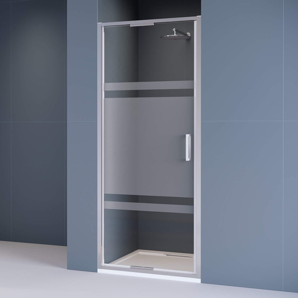 Изображение товара Душевая дверь RGW 100х195 SV-05 хром стекло 8 мм прямоугольная