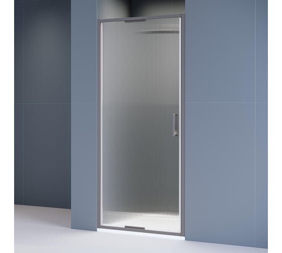 Изображение товара Душевая дверь RGW 100х195 SV-05-Gr серый, Ribbed, 8 мм, Easy 70320510-1510