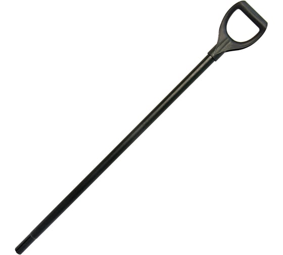 Изображение товара Черенок металлический крашеный d-32 мм, с V ручкой, ЛЮКС, черный, ручка черная DEVery 5713040