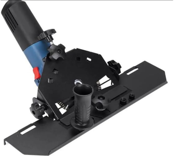 Изображение товара Насадка на болгарку под 45 градусов для плитки, насадка слайдер для УШМ с пылеотводом Vitatools nasadka-na-bolgarku-pod-45