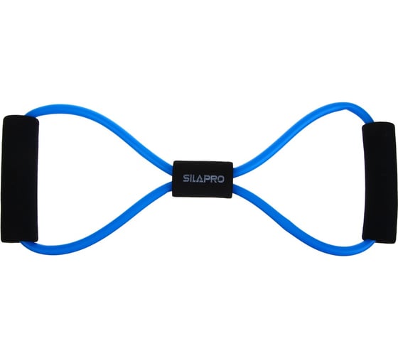 Изображение товара Универсальный трубчатый эспандер "восьмерка" SILAPRO, 36 см, 12 кг, одинарный, латекс 197-003