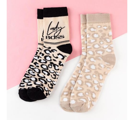 Изображение товара Набор женских носков KAFTAN Lady boss 2 пары, р. 36-39 (23-25 см) 5301731