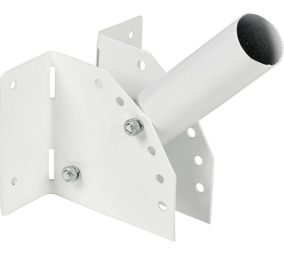 Изображение товара Кронштейн  IEK КР-3М D=48 L=250 под монтажную ленту, регулируемый угол, белый LDKU0D-CR-48-0250-23-K01