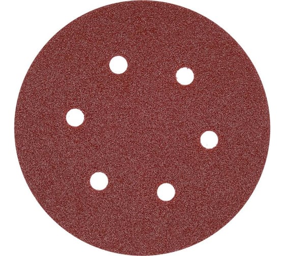 Изображение товара Круг шлифовальный на липучке перфорированный 150 мм, Р60, 50 шт YATO YT-834582