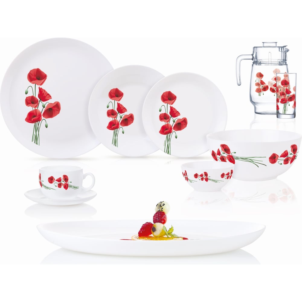 Изображение товара Столовый набор LUMINARC DIWALI HYPNOSIS 46 предметов P6103