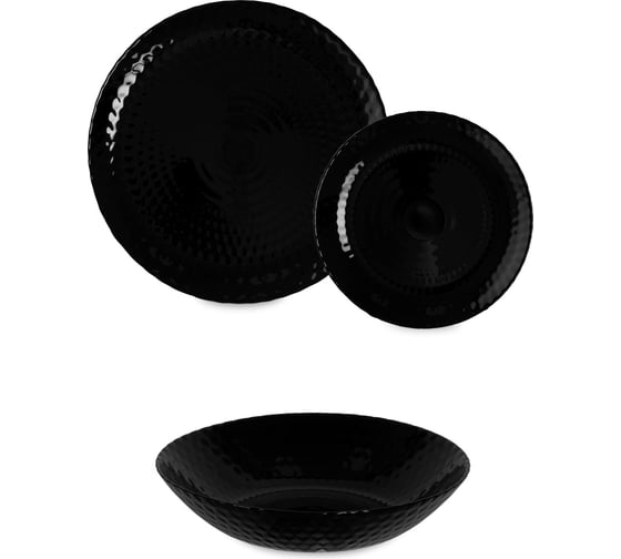 Изображение товара Столовый набор LUMINARC PAMPILLE BLACK 18 предметов Q6157