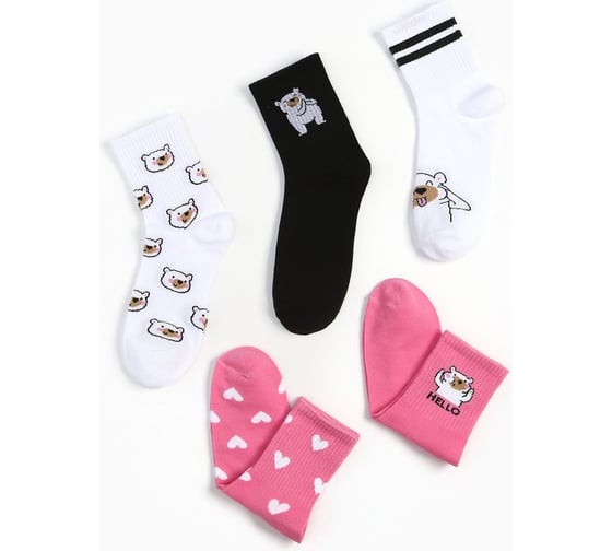 Изображение товара Набор женских носков KAFTAN Лучший подарок 5 пар, р-р 36-39 (23-25 см) 7442573