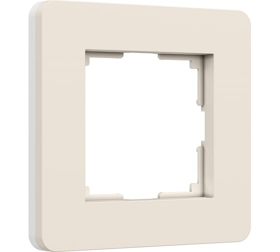 Изображение товара Рамка на 1 пост WERKEL Split (айвори/белый, soft-touch) a067251