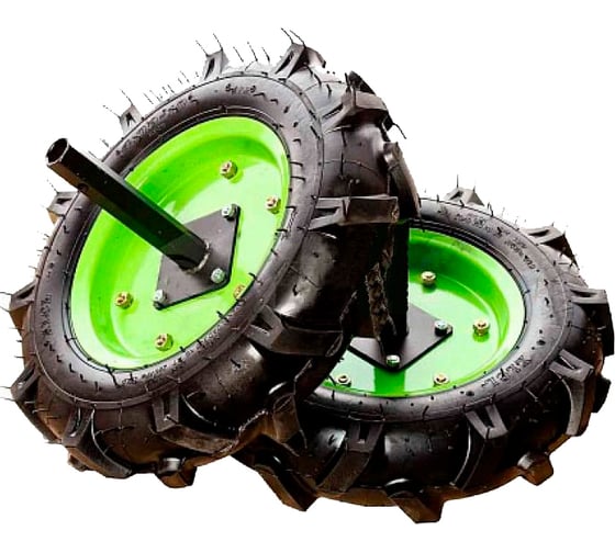 Изображение товара Колеса с крепежом для мотоблоков и культиваторов 4.00-8 (2 шт; 470 мм) 6633048