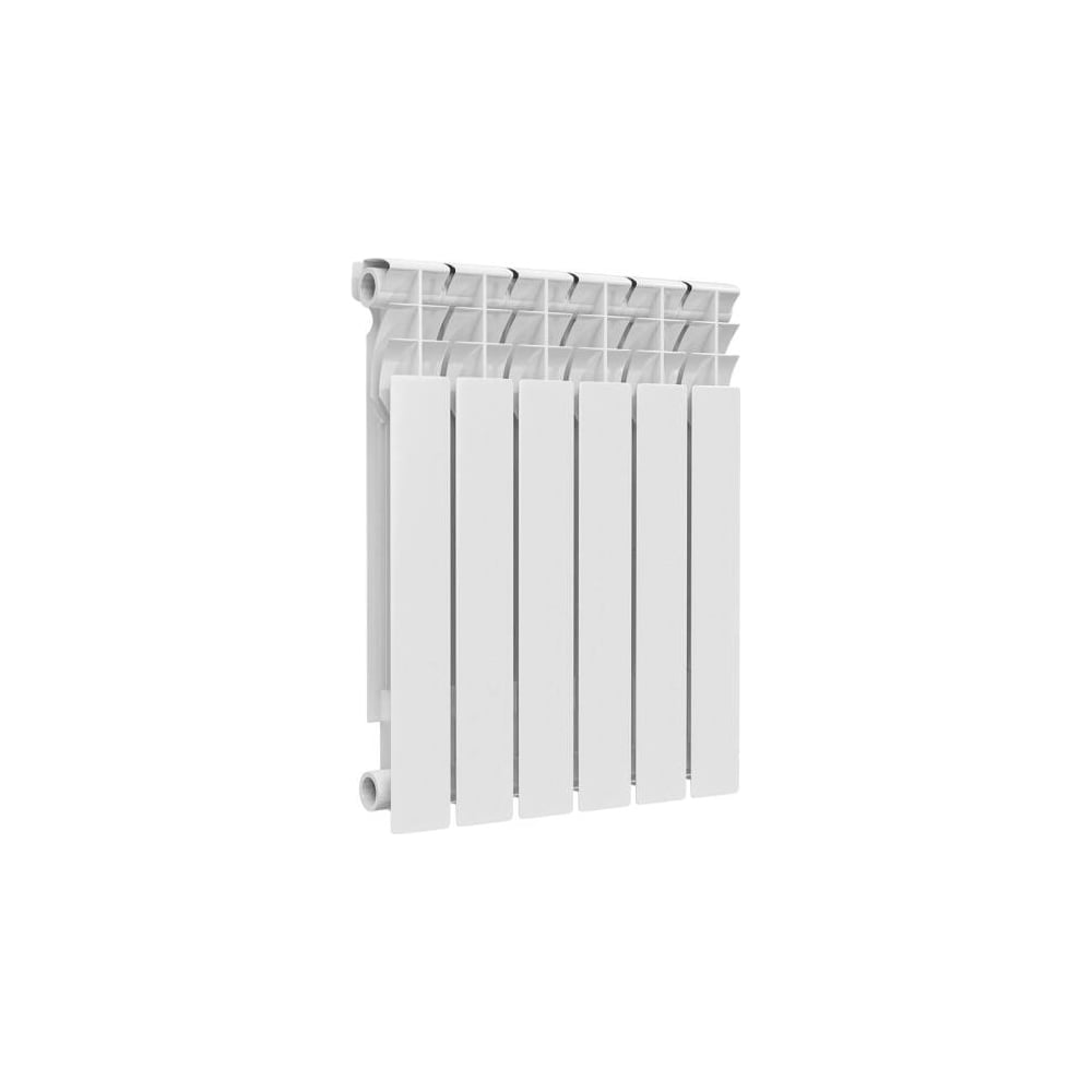 Изображение товара Биметаллический радиатор Ogint Ultra Plus 500, 6 секций, 858 Вт, белый