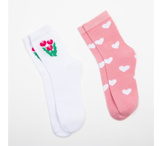 Изображение товара Набор женских носков KAFTAN Расцветай 2 пары, р. 36-39 (23-25 см) 9036094