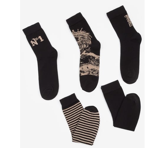 Изображение товара Набор мужских носков KAFTAN Главный 5 пар, р. 41-44 (27-29 см) 9050553