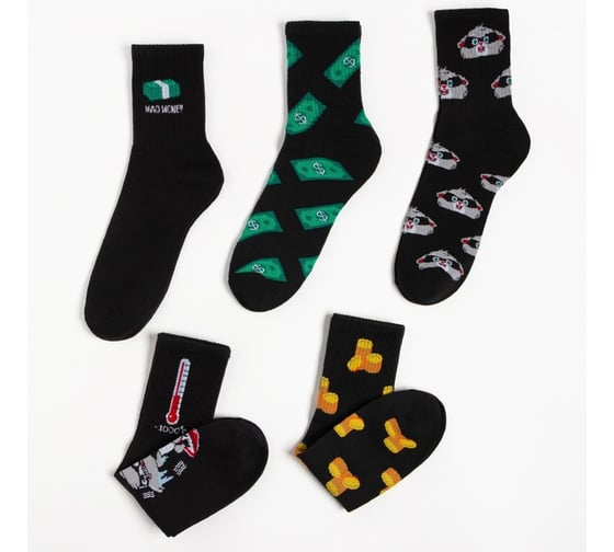 Изображение товара Набор мужских носков KAFTAN "Не мерзни" 5 пар, р. 41-44 (27-29 см) 7444746