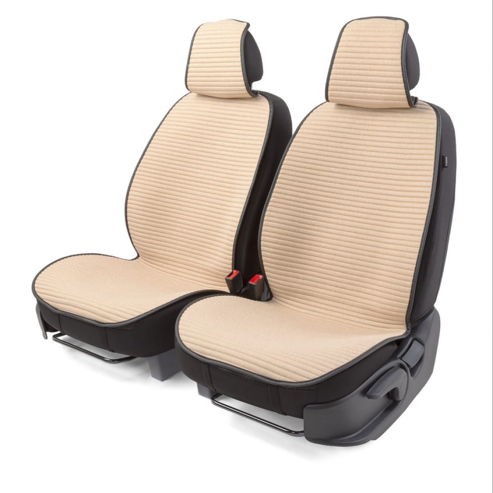 Накидки на передние сиденья CarPerformance накидки на передние сиденья car performance 2 шт fiberflax мягкий лен ромб сер серый