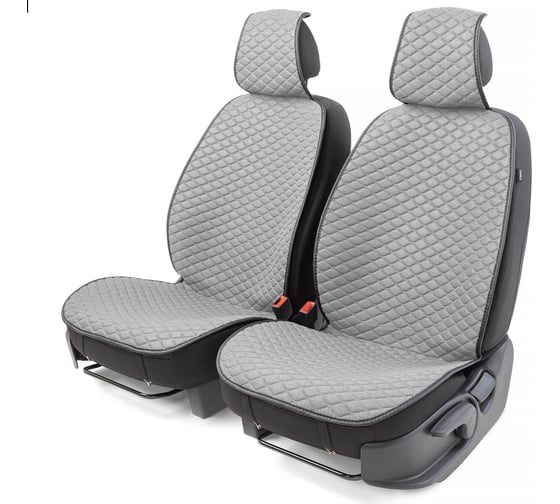 Изображение товара Накидки на передние сиденья CarPerformance, 2 шт. материал fiberflax /лен/ CUS-1032 GY