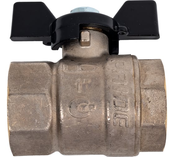 Изображение товара Шаровой кран LD Pride латунь никель Ду25 Ру40 ВР 007-9928