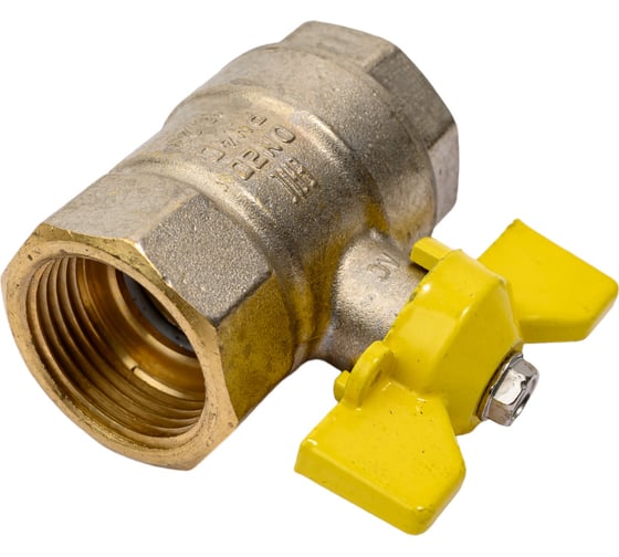 Изображение товара Шаровой кран LD латунь никель газ Pride Ду 20 Ру40 ВР 007-8030 537160