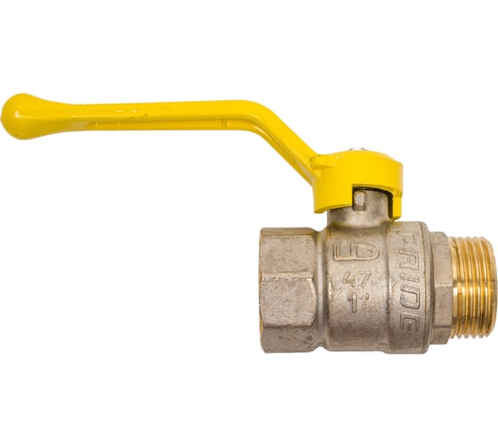 Изображение товара Шаровой кран LD Pride латунь никель газ Ду25 Ру40 ВР/НР 007-8049 537167