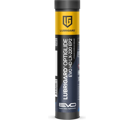 Изображение товара Пластичная смазка LUBRIGARD OPTIGLIDE EVO HD LX-220 EP2 20x400 гр LGEOGHDLX220EP2RCC20