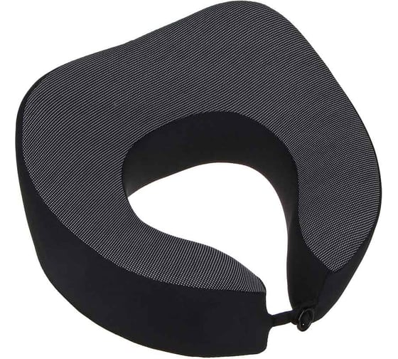 Изображение товара Подушка для путешествий ЕРМАК u-образная, черная 732-091