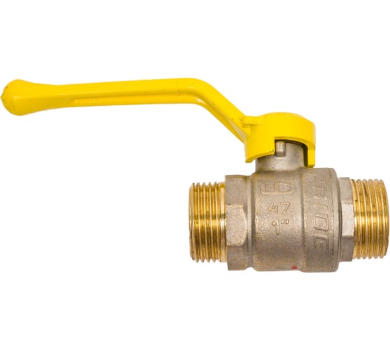 Изображение товара Шаровой кран LD Pride латунь никель газ Ду25 Ру40 НР полнопроходной, рычаг 007-8037 LD 47.355.25