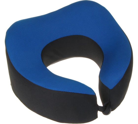 Изображение товара Подушка для путешествий ЕРМАК u-образная, черно-синяя 732-014