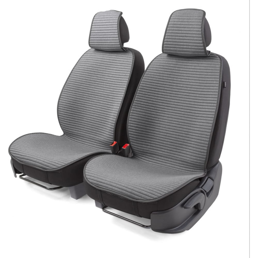 Накидки на передние сиденья CarPerformance чехлы для сидений универсальные rs 4 на передние сиденья велюр серый