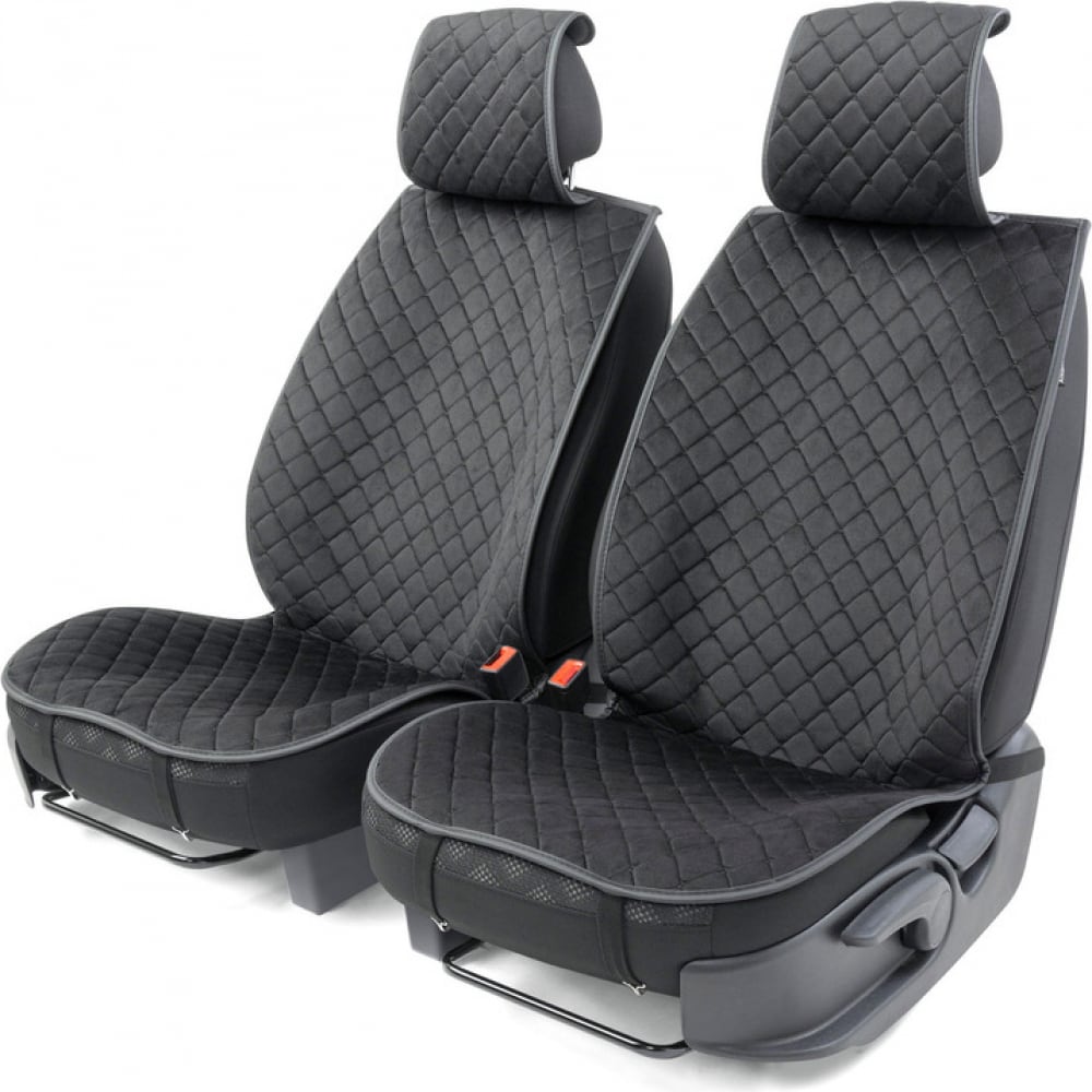 Накидки на передние сиденья CarPerformance накидки на передние сиденья car performance 2 шт fiberflax мягкий лен ромб сер серый