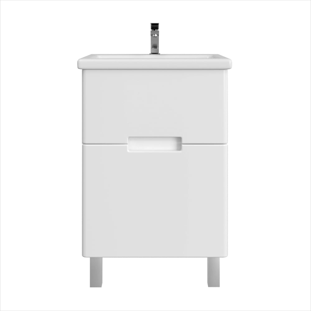 Изображение товара Тумба с раковиной RUVANN KANI 50 и Como 50 напольная