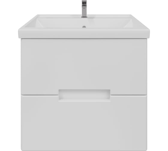 Изображение товара Тумба с раковиной в ванную RUVANN KANI 50 + Фостер 50 подвесная Т.KANI.П-50П-KIT-FOS