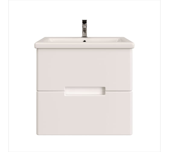 Изображение товара Тумба с раковиной в ванную RUVANN KANI 60 + Como 60 подвесная Т.KANI.П-60П-KIT-COM