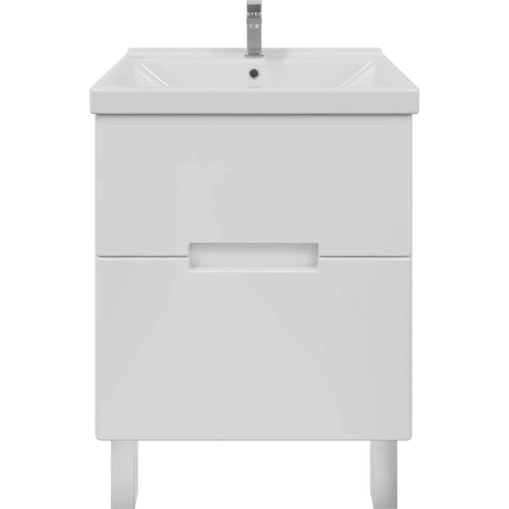 Изображение товара Тумба с раковиной RUVANN KANI 50 + Фест 50 напольная современная белая