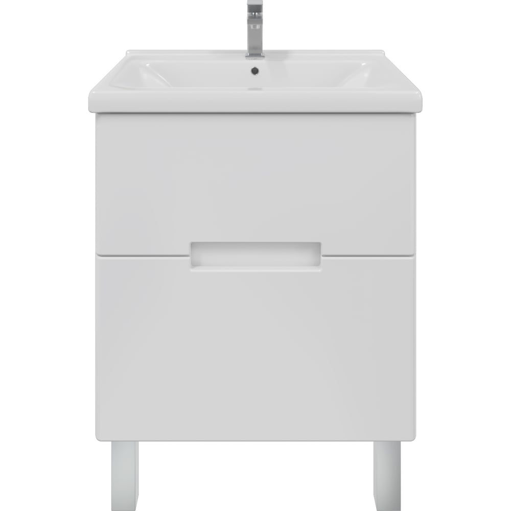 Изображение товара Тумба с раковиной в ванную RUVANN KANI 60 + Миранда 60 напольная Т.KANI.П-60Н-KIT-MIR