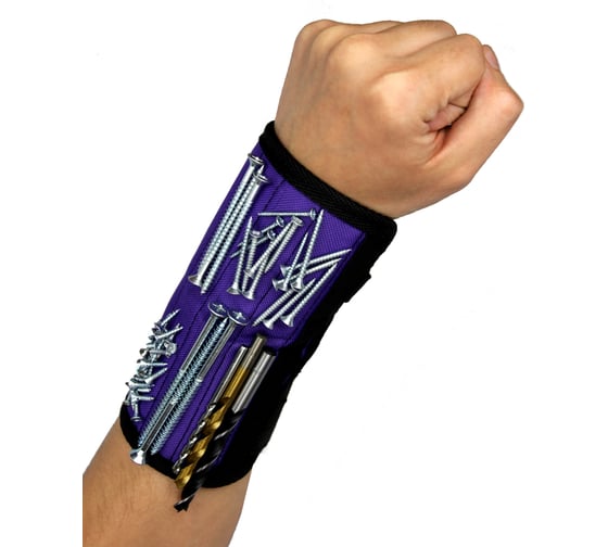 Изображение товара Магнитный браслет с неодимовыми магнитами MasterProf ПРОФИ синий HS.110054