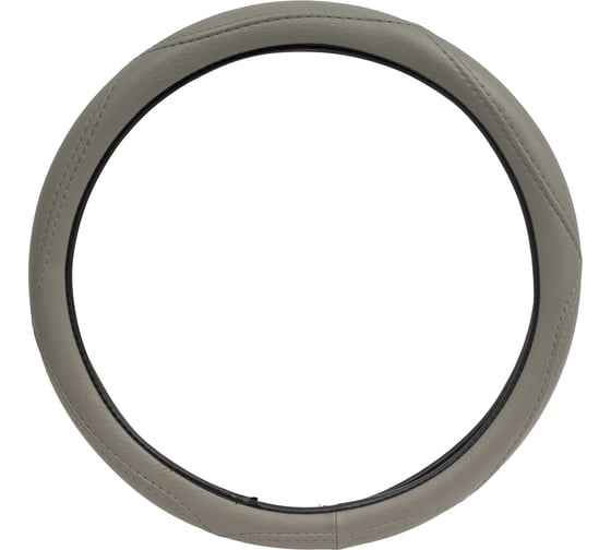 Изображение товара Оплётка руля CarPerformance искусств кожа, объемная прострочка серый, разм. XL, CP-2012 GY