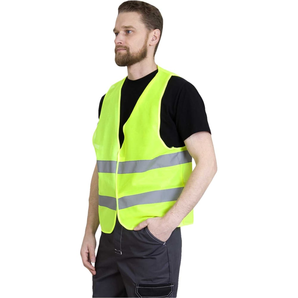 Изображение товара Жилет сигнальный FORT СОП-2 желтый для безопасности