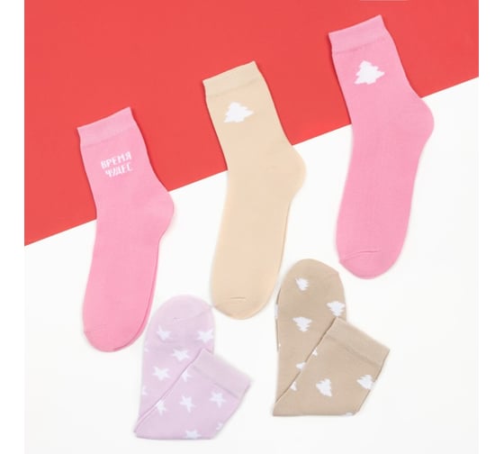 Изображение товара Набор женских носков KAFTAN Winter, р. 36-40 (23-25 см), 5 пар 6977759