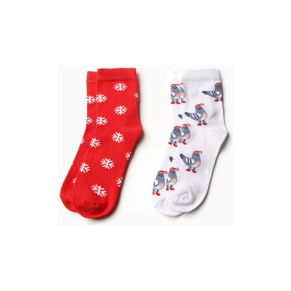 Изображение товара Набор женских носков KAFTAN Джингл белз, р. 36-40 (23-25 см), 2 пары 9683708