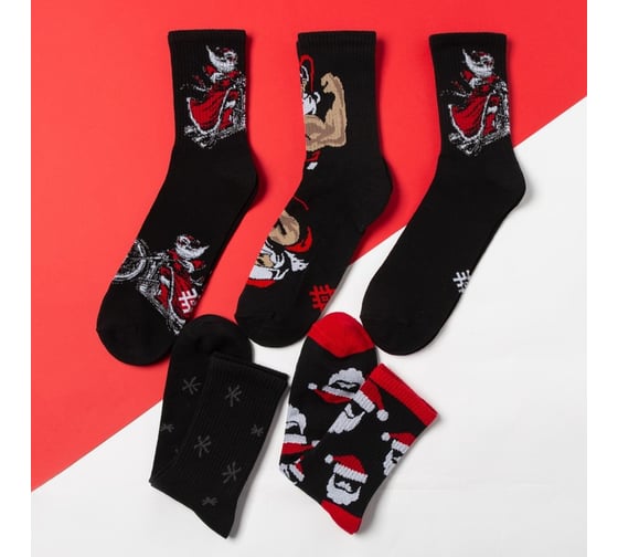 Изображение товара Набор мужских носков KAFTAN 5 пар Драйва в НГ, 41-44 (27-29 см) 4973761