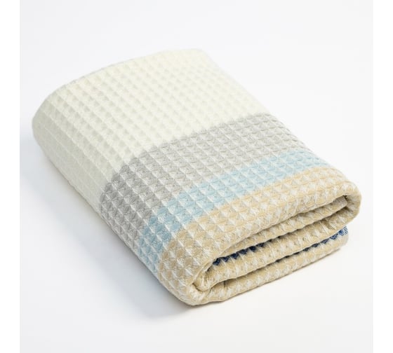 Изображение товара Полотенце вафельное Этель "Waffle" 70х140 см, цвет бежевый, 100% хлопок, 280 гр/м2 7575124